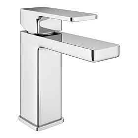 EcoDelux Square Water Saving Mono Basin Mixer Tap with Waste Large Image