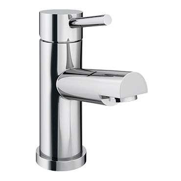 EcoDelux WRAS Approved Round Water Saving Mono Basin Mixer Tap with Waste