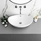 Edge High Rise Waterfall Basin Mixer with Oval Counter Top Basin  Feature Large Image