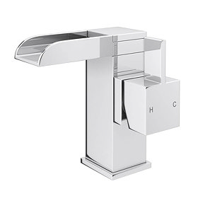 Edge Waterfall Mono Basin Mixer + Waste Large Image