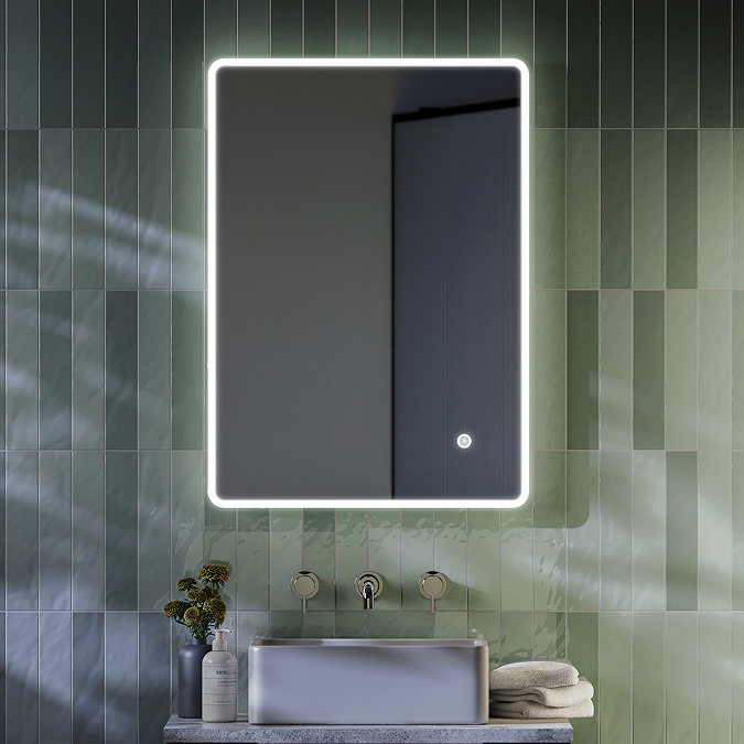 Cruze 500x700mm LED Illuminated Mirror with Touch Sensor, Dimmer and Anti-Fog