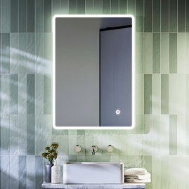 Cruze 500x700mm LED Illuminated Mirror with Touch Sensor, Dimmer and Anti-Fog