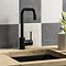 Edmonton Matt Black Single Lever Kitchen Sink Mixer