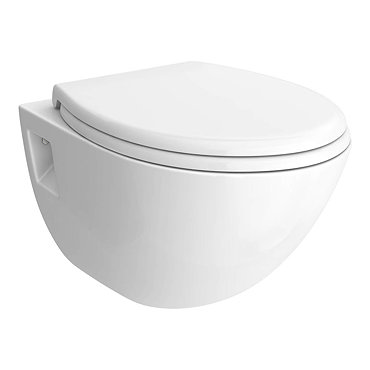 Edmonton Wall Hung Pan + Soft-Close Toilet  Profile Large Image