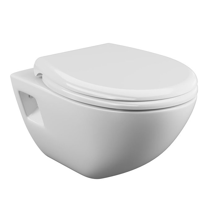 Edmonton Wall Hung Pan with Dual Flush Concealed WC Cistern + Wall Hung Frame  Profile Large Image