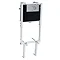 Edmonton Wall Hung Pan with Dual Flush Concealed WC Cistern + Wall Hung Frame Feature Large Image