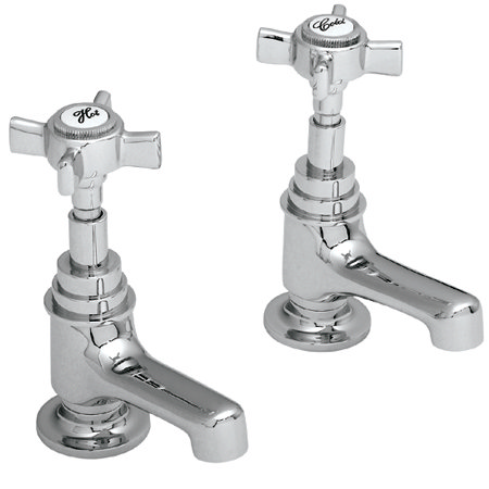 Ultra Edwardian Basin Taps - Chrome - ITY321 Large Image