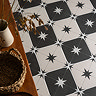 Elba Black Star Patterned Wall & Floor Tiles
