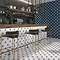 Elba Blue Patterned Wall & Floor Tiles - 220 x 220mm  Profile Large Image