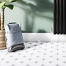 Elba Grey Inverse Star Patterned Wall & Floor Tiles - 220 x 220mm