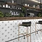 Elba Grey Inverse Star Patterned Wall & Floor Tiles - 220 x 220mm Large Image