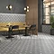Elba Grey Patterned Wall & Floor Tiles - 220 x 220mm  Profile Large Image