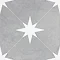 Elba Grey Patterned Wall & Floor Tiles - 220 x 220mm  Feature Large Image