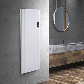 White electric radiator