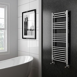 Vertical electric towel rails