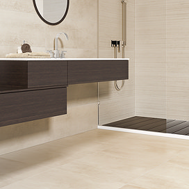 Elementa Beige Oxide Metal Effect Wall & Floor Tiles - 600 x 600mm