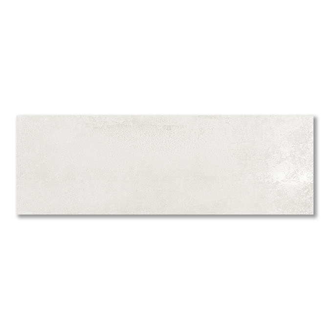 Elementa White Oxide Metal Effect Wall Tiles - 300 x 900mm