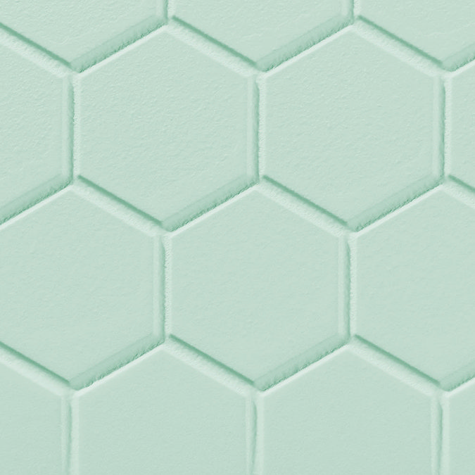 Elise Aquamarine Hexagon Wall and Floor Tiles - 170 x 520mm  Feature Large Image