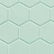 Elise Aquamarine Hexagon Wall and Floor Tiles - 170 x 520mm Feature Large Image