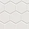 Elise White Hexagon Wall and Floor Tiles - 170 x 520mm  Standard Large Image