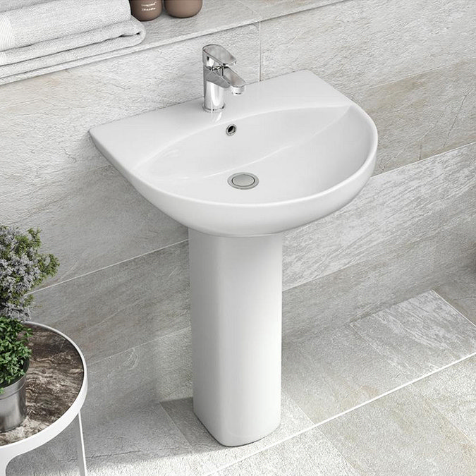 Elite Rimless 4-Piece Modern Bathroom Suite Profile Large Image
