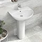 Elite Rimless 4-Piece Modern Bathroom Suite Profile Large Image