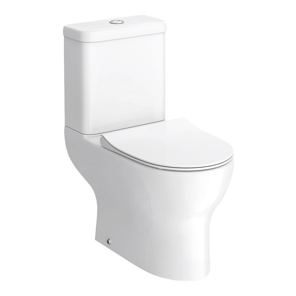 Elite Rimless Close Coupled Toilet & Seat | Modern Toilets