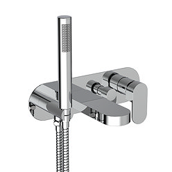 Elite Wall Mounted Bath Shower Mixer Tap + Shower Kit
