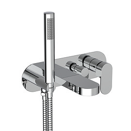 Elite Wall Mounted Bath Shower Mixer Tap + Shower Kit