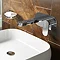 Elite Wall Mounted Tap Package (Bath Filler + Basin Tap) Chrome  Profile Large Image