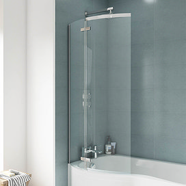 Ella 1400 Curved P-Bath Screen - ERCS0 Large Image