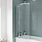 Ella 1400 Curved P-Bath Screen - ERCS0 Large Image