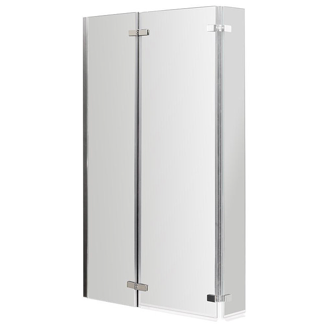 Ella 1400 Square Hinged Bath Screen - ERSBS0  Profile Large Image