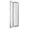 Ella Bi-Fold Folding Shower Door - Various Size Options  Profile Large Image