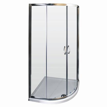 Ella Quadrant Shower Enclosure - 800 x 800mm - ERQ8 - Enclosure Only  Profile Large Image