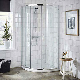 Ella Quadrant Shower Enclosure - 800 x 800mm - ERQ8 - Enclosure Only Medium Image