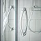 Ella Quadrant Shower Enclosure with Pearlstone Tray - 800 x 800mm - ERQ8-NTP105  In Bathroom Large Image