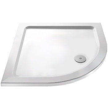 Ella Quadrant Shower Enclosure with Pearlstone Tray - 800 x 800mm - ERQ8-NTP105  Feature Large Image