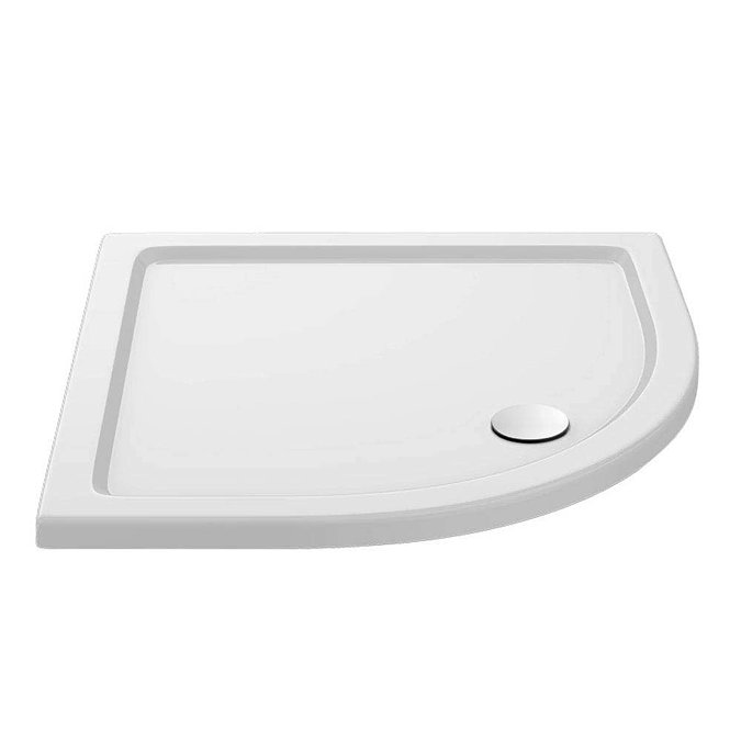 Ella Quadrant Shower Enclosure + Pearlstone Tray (900 x 900mm)  In Bathroom Large Image