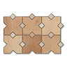 Elland Modular Brown Stone Effect Wall and Floor Tiles - 400 x 600mm