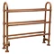 Elland Traditional 910 x 1000mm Freestanding Steel Towel Rail - Copper Large Image