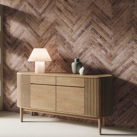 Ellerby Brown Stone Effect Plank Wall & Floor Tiles - 48 x 450mm