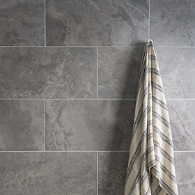 Ellinor Grey Stone Effect Wall & Floor Tiles - 300 x 600mm