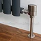 Ellipse Oval Radiator Valve Kit (pair) - Angled Profile Large Image