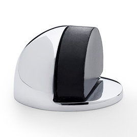 Ellis & Co 44mm Shield Floor Mounted Doorstop - Polished Chrome