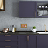 Ellis & Co 45A Cooker Switch with Socket Georgian Brass - White