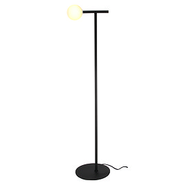 Ellis & Co Floor Lamp Glass Shade - Black