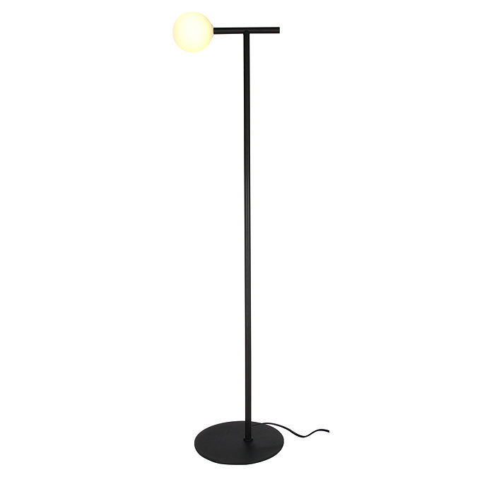 Ellis & Co Floor Lamp Glass Shade - Black