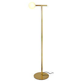 Ellis & Co Floor Lamp Glass Shade - Brushed Brass