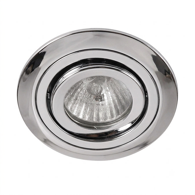 Ellis & Co IP22 Chrome Round Tiltable Downlight